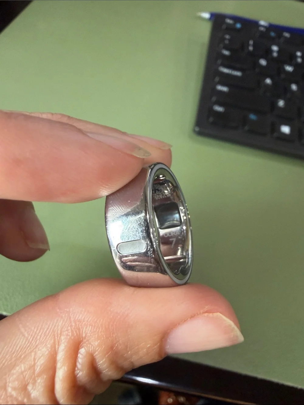 Oura Silver Smart Ring gen 4 Band size 7